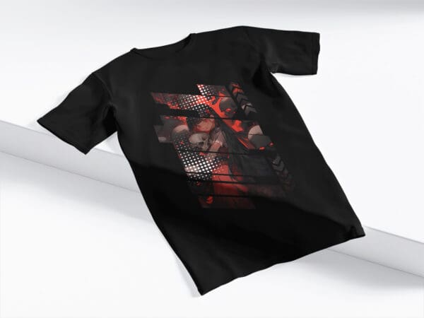 T-Shirt Czarna Koszulka Anime #116