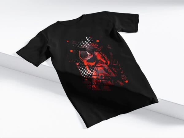 T-Shirt Czarna Koszulka Anime #118