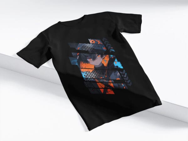 T-Shirt Czarna Koszulka Anime #119