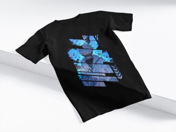 T-Shirt Czarna Koszulka Anime #122