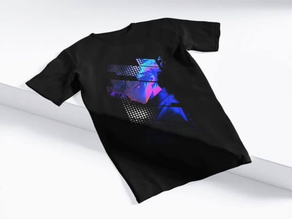 T-Shirt Czarna Koszulka Anime #127