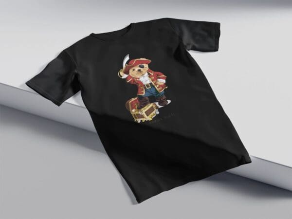 T-Shirt Czarna Koszulka Misie #5