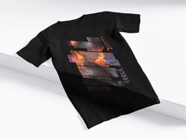 T-Shirt Czarna Koszulka Anime #73