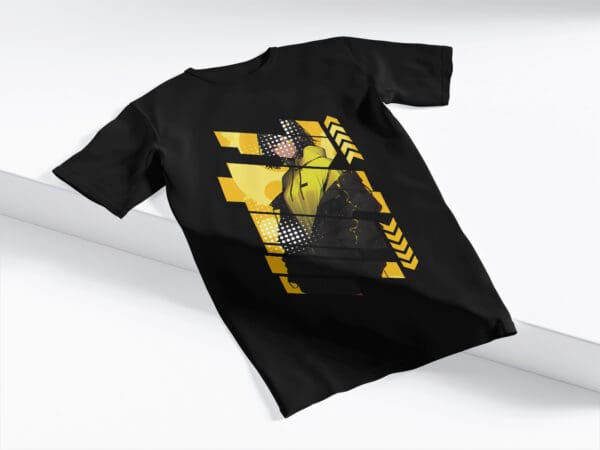 T-Shirt Czarna Koszulka Anime #90