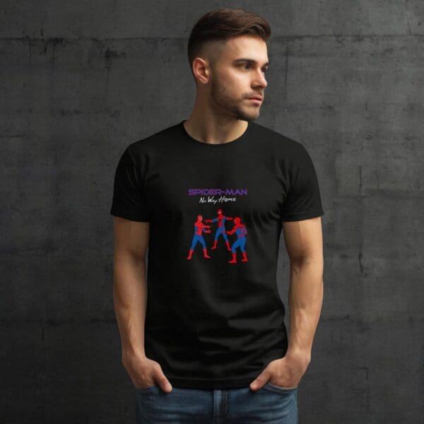 T-Shirt Czarny Koszulka Spiderman 3
