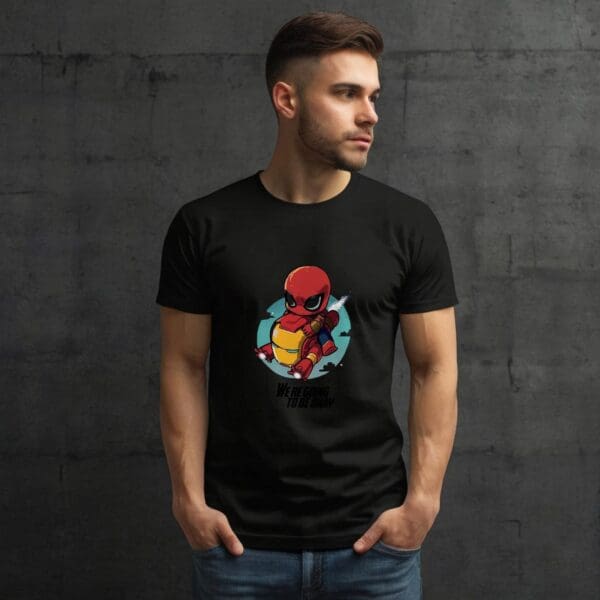 T-Shirt Czarny Koszulka Spiderman #10