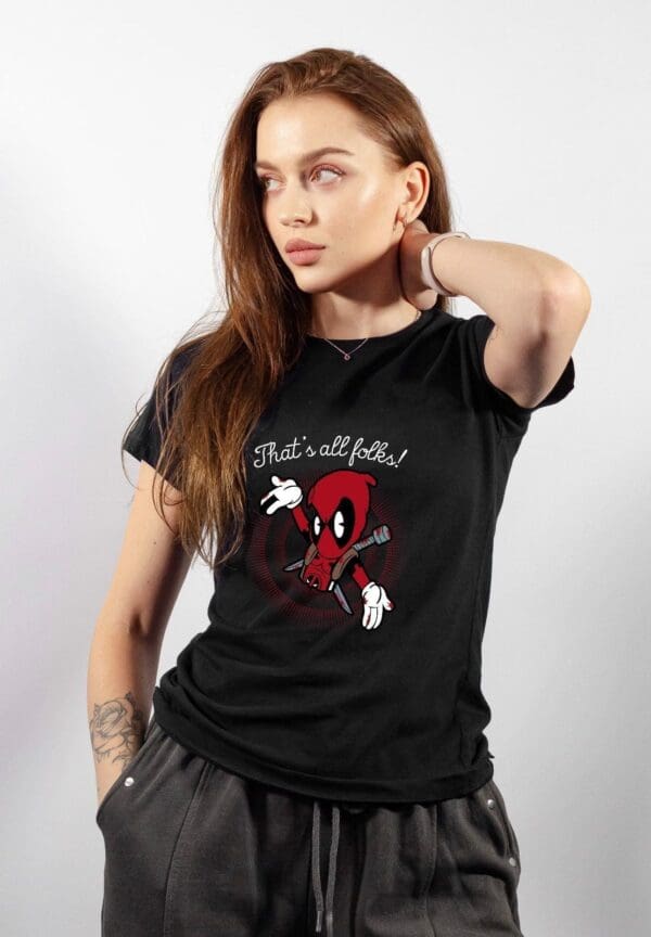 T-Shirt Czarny Deadpool #3