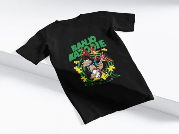 T-Shirt Czarna Koszulka Banjo Kazooie #74