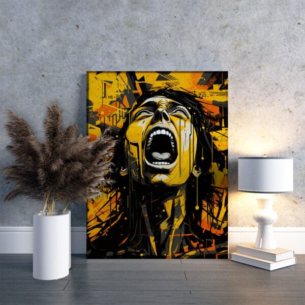Fotoobraz Screaming women #55 60x40cm